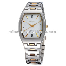 dress quartz stainless steel case watch made in china vertical watch